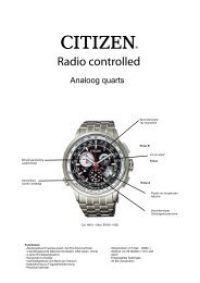 Radio controlled - Citizen