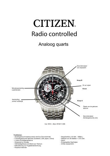 Radio controlled - Citizen