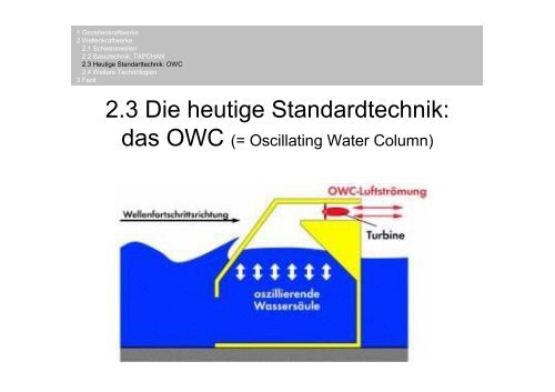 Gezeiten- und Wellenkraftwerke