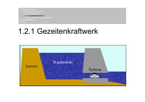 Gezeiten- und Wellenkraftwerke