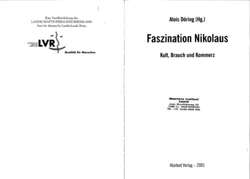 Faszination Nikolaus Kult, Brauch und Kommerz