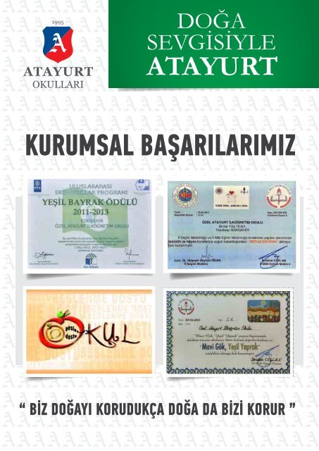 ATAYURT İLKÖĞRETİM - Atayurt Okulları