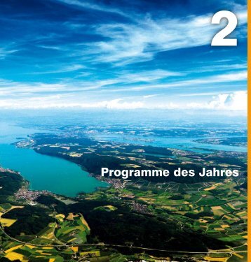 Grundlagen der Programmarbeit Programme des Jahres