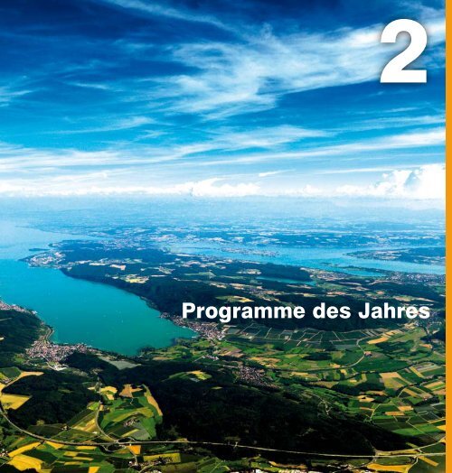 Grundlagen der Programmarbeit Programme des Jahres