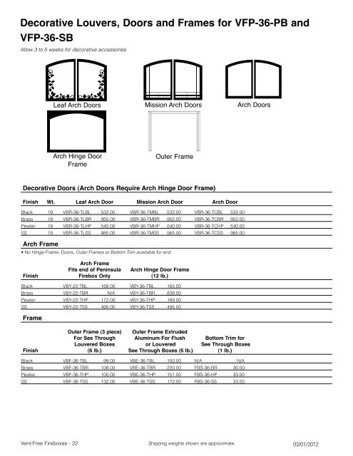 American Hearth Catalog