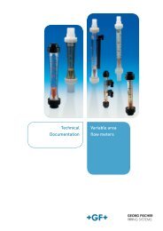 Technical Documentation Variable area flow meters - Georg Fischer ...