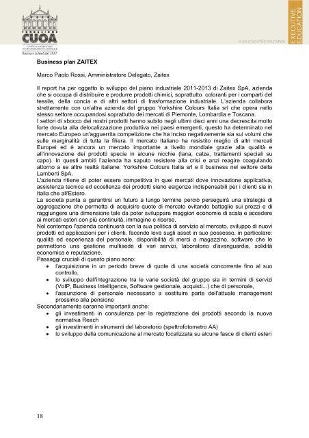 MBA Imprenditori - Fondazione CUOA