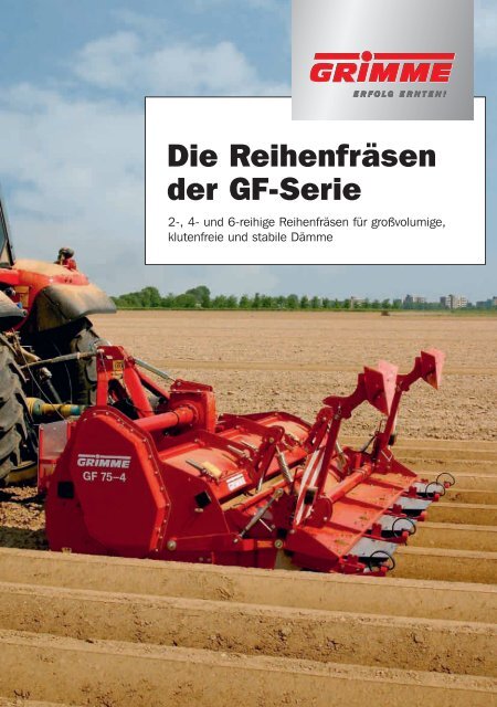 Die Reihenfräsen der GF-Serie - bei Grimme