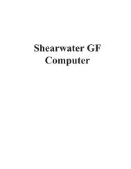 Shearwater GF V3 Manual - Shearwater Research