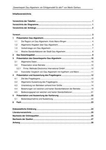 FACHARBEIT MIT FORMATIERUNG 100207 - Stadt Gau-Algesheim