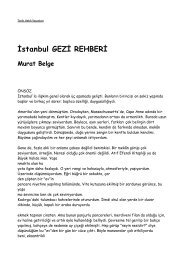 İstanbul GEZİ REHBERİ Murat Belge - utku618