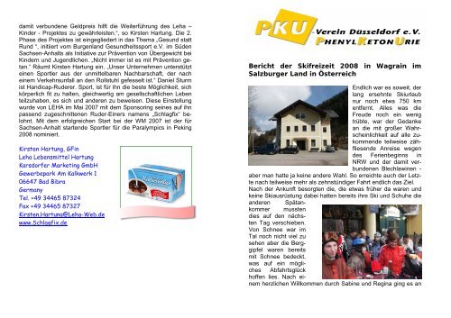 Ausgabe Nr. 20 - PKU-Verein Düsseldorf