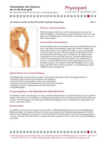 als pdf herunterladen - Physiopark Lieschke & Obermüller