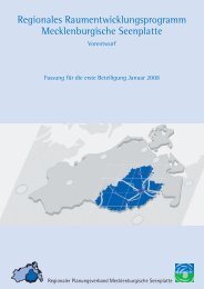 Regionales Raumentwicklungsprogramm Mecklenburgische ...