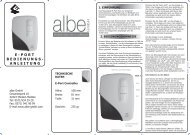 E-Port Bedienung Deutsch V1.pdf - albe GmbH