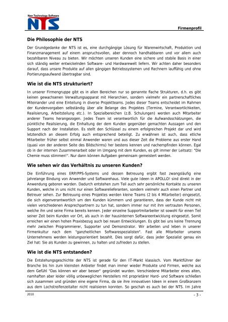 APOLLO! PPS/ERP Firmenprofil und Referenzen - it-auswahl.de