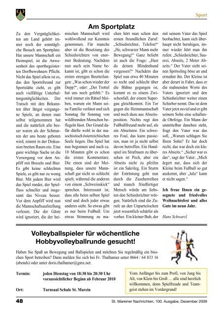 St.Mareiner Nachrichten Ausgabe 100 (Dezember 2009).pdf