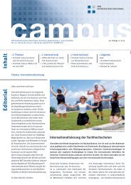 Inhalt Editorial - Fachhochschule Ostschweiz