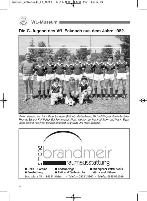 Umbruch_VfLAktuell_06_08/09 - VfL Ecknach