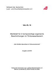 VdL-Richtlinie 16 Merkblatt für 2-komponentige organische