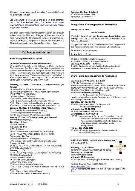 AMTSBLATT - Gemeinde Weisendorf