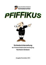 Schiedsrichter Schiedsrichterzeitung - Schiri-Vereinigung | Northeim ...