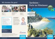 Sardinien – Perle im Mittelmeer - Derpart Reisebuero Bayreuth