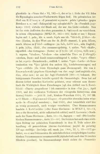 Archiv für slavische Philologie