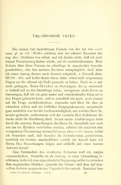 Archiv für slavische Philologie