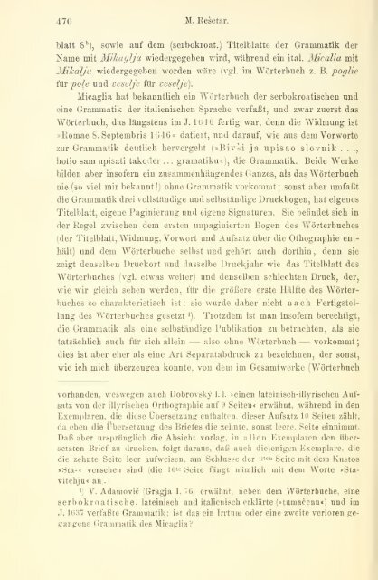 Archiv für slavische Philologie