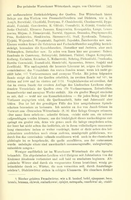 Archiv für slavische Philologie