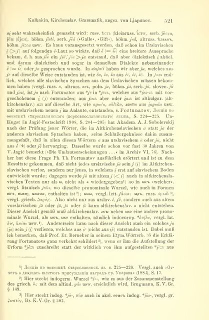 Archiv für slavische Philologie