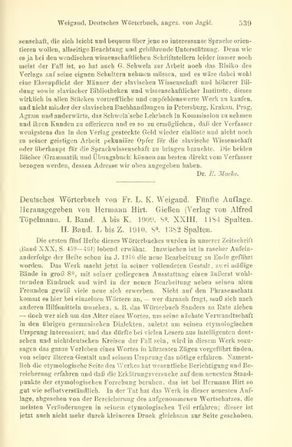 Archiv für slavische Philologie