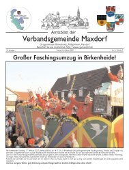 Amtsblatt Nr 7 vom 17 Februar 2006 - Verbandsgemeinde Maxdorf