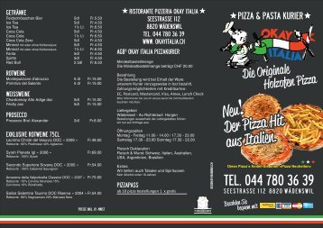 Klicken: Angebot - Ristorante Pizzeria Okay Italia