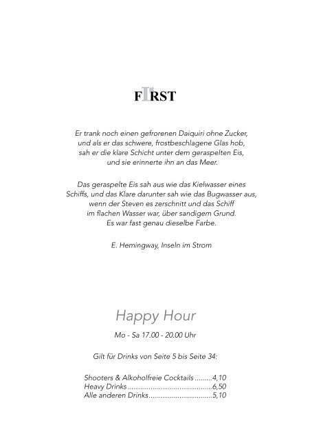 Happy Hour - First American-Bar