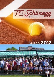 Saison 2012 - TC Hall/Schönegg