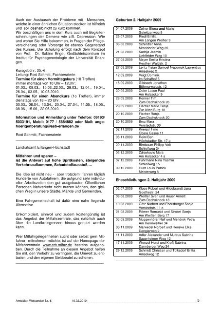 AMTSBLATT - Gemeinde Weisendorf