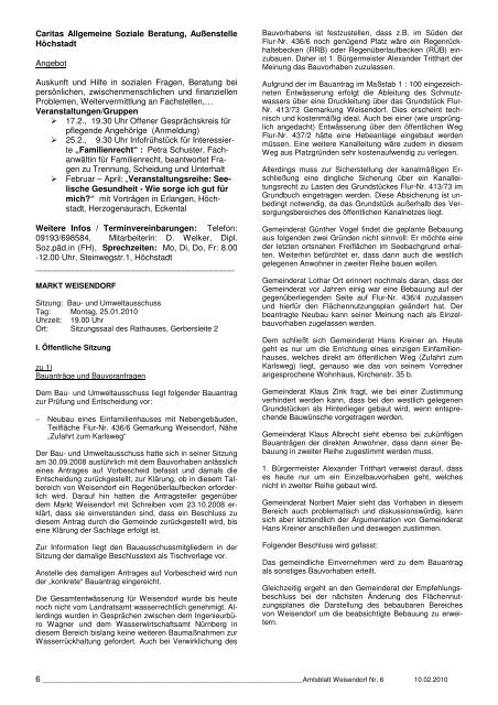 AMTSBLATT - Gemeinde Weisendorf