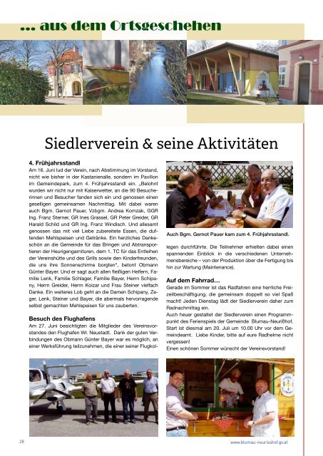 Gemeindezeitung vom August 2012 - Blumau Neurißhof