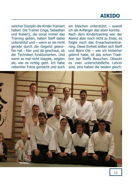 AIKIdO - Turnerschaft Harburg von 1865 eV