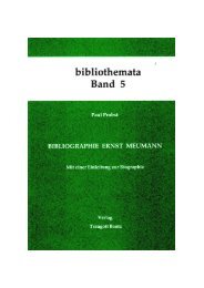 Paul Probst BIBLIOGRAPHIE ERNST MEUMANN - Verlag Traugott ...