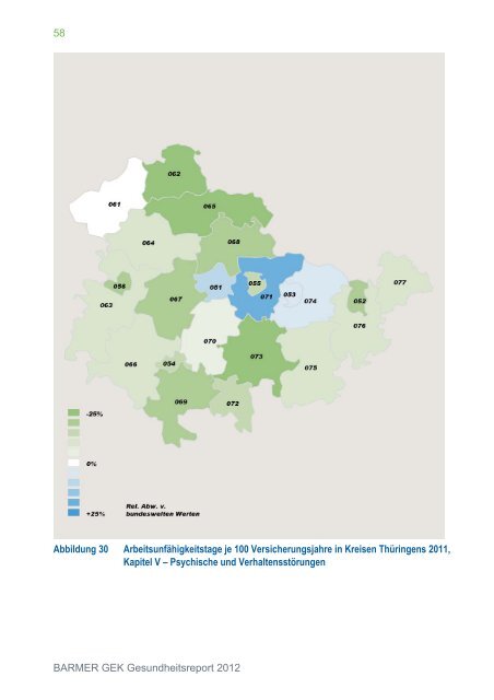 Gesundheitsreport 2012 t Thüringen - Arbeitgeber - Barmer GEK