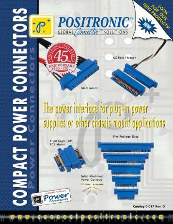 Compact Power Connector Catalog - Positronic Industries Inc