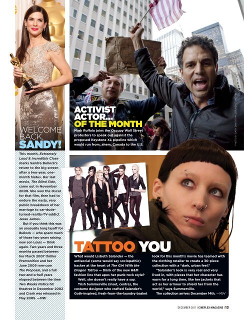 Cineplex Magazine December2011