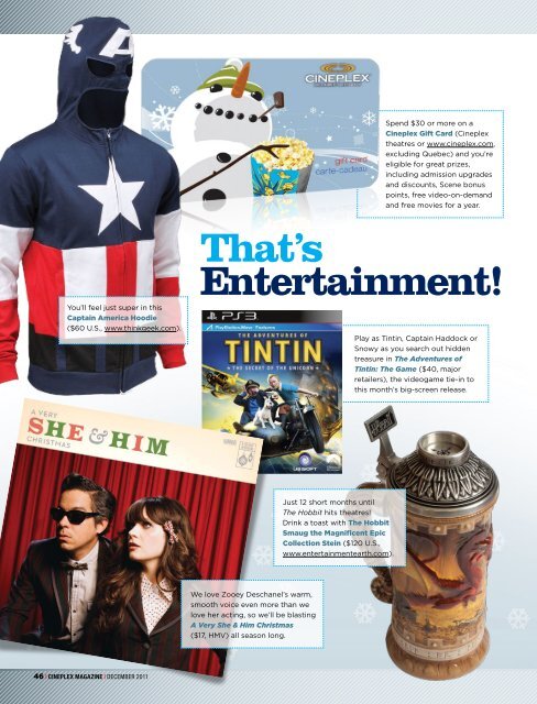 Cineplex Magazine December2011