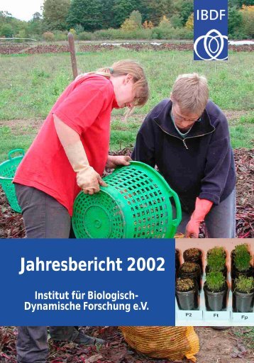 Jahresbericht 2002 - Forschungsring