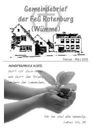 Gemeindebrief 2013 02-03 - Freie evangelische Gemeinde Rotenburg
