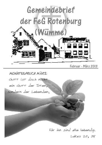 Gemeindebrief 2013 02-03 - Freie evangelische Gemeinde Rotenburg