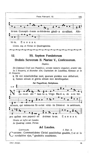 Antiphonale 1912 - SanctaMissa.org